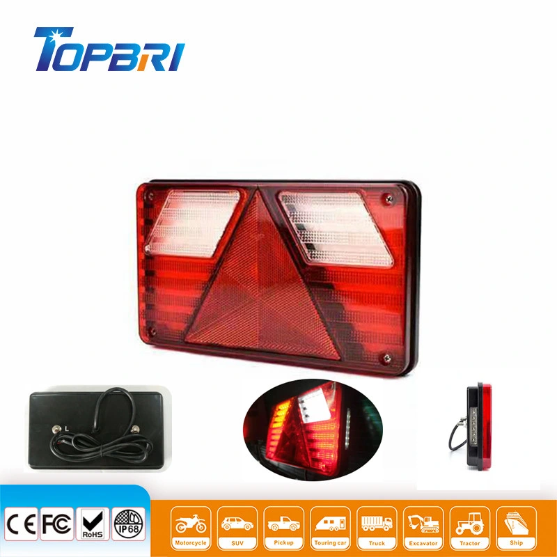 LED License Plate Rear Tail Light for Trailer Truck